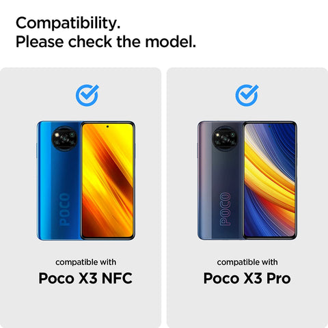 Full Coverage Tempered Glass Screen Guard for POCO X3 - 1 Pack
