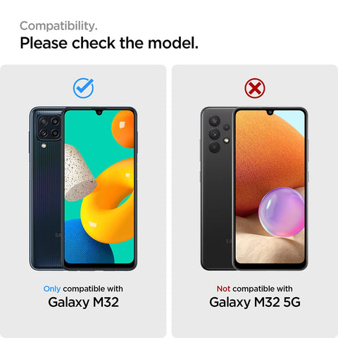 AlignMaster Tempered Glass Screen Guard Protector for Galaxy M32-2 Pack