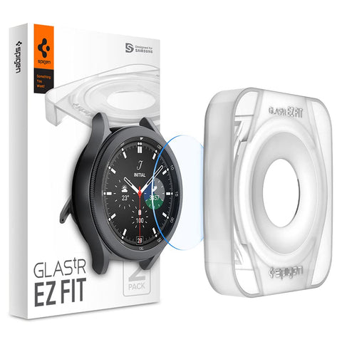 Ez Fit Tempered Glass for Galaxy Watch 4 Classic 46mm - 2 Pack