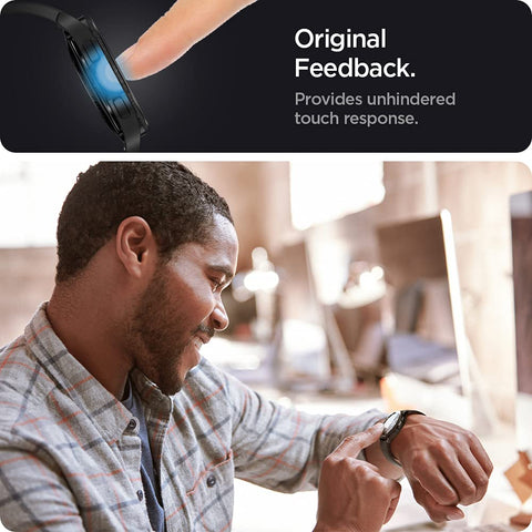 Ez Fit Tempered Glass for Galaxy Watch 4 Classic 46mm - 2 Pack