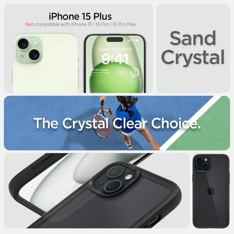 iPhone 15 Series - Essential® Sand Crystal Back Cover Case