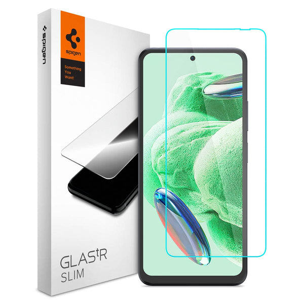 Glas.tR Slim Tempered Glass Screen Protector Guard for Redmi Note 12 / Poco X5 (2 Pack)