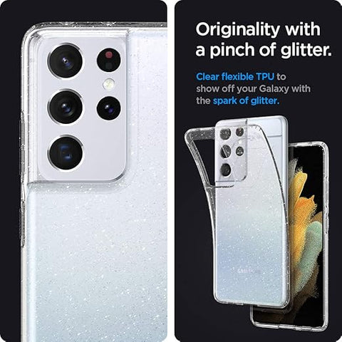 Galaxy S21 Ultra 5G Case Liquid Crystal Glitter