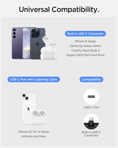 ArcPack 5000mAh 22.5W Fast Charging Power Bank with Built-in Foldable USB-C Connector and Stand