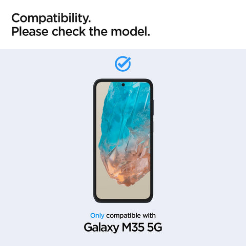 Glas.tR CE Tempered Glass Screen Guard for Galaxy M35 (2 Pack)