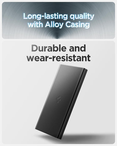 Alloy Power Bank (10,000mAh, 22.5W) with PD3.0 & QC3.0