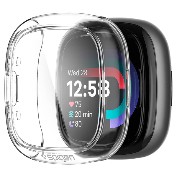 Ultra Hybrid Case Cover for Fitbit Versa 4 / Sense 2 - Crystal Clear (Watch not Included)