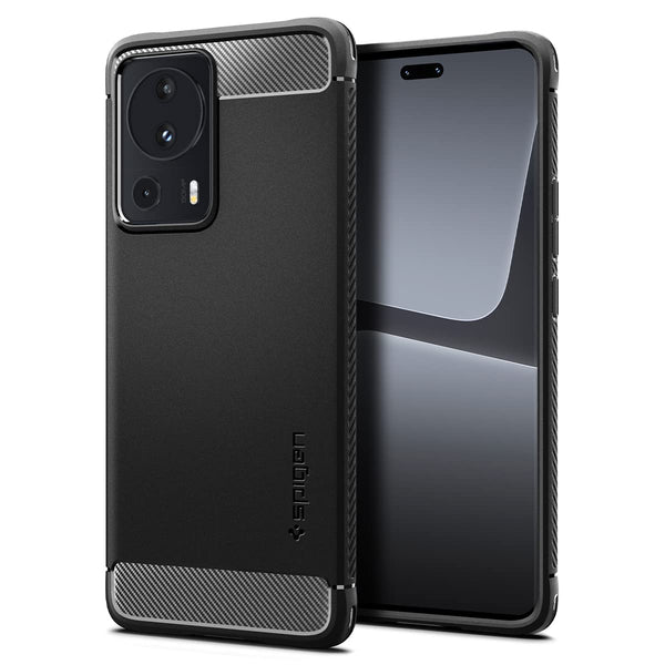 Rugged Armor Back Cover Case For Xiaomi 13 Lite (Matte Black)