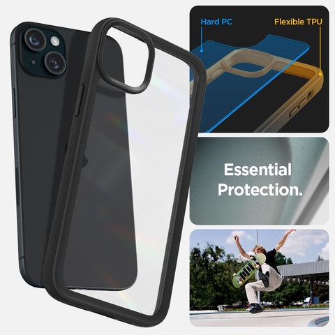 iPhone 15 Series - Essential® Sand Crystal Back Cover Case