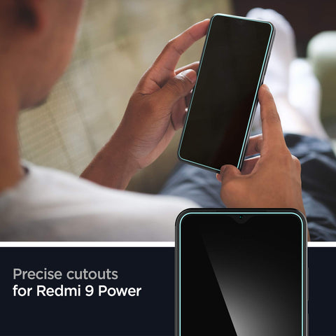 Tempered Glass for Redmi 9 Power/Redmi 9 / Redmi 9 Prime/POCO M3 / Redmi Note 9 4G - 2 Pack