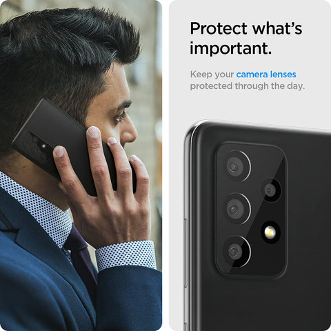 Optik Camera Lens Protector for Galaxy A72 - 2 Pack
