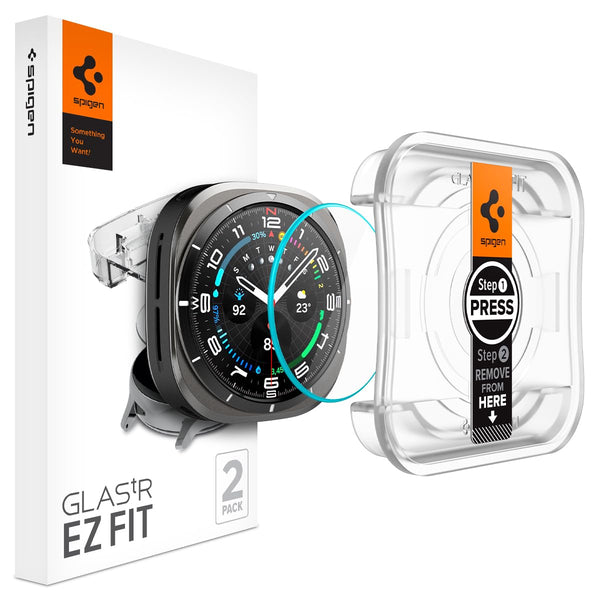 Glas.Tr Ez Fit Tempered Glass For Galaxy Watch Ultra -2 Pack