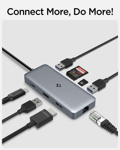 USB C Hub, 8-in-1 100W