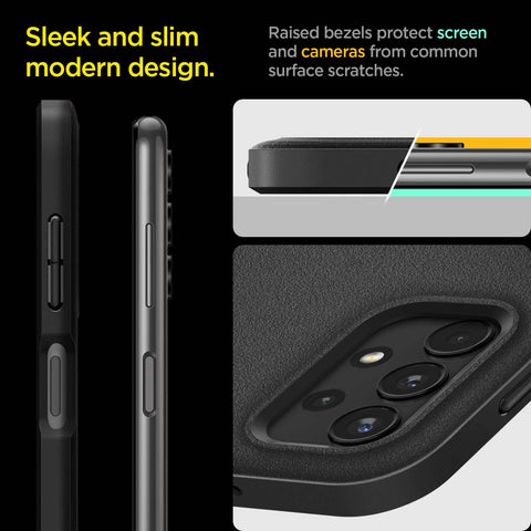 Sand Blast Back Cover Case For Galaxy A13 (TPU | Matte Black)