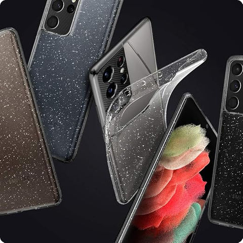 Galaxy S21 Ultra 5G Case Liquid Crystal Glitter