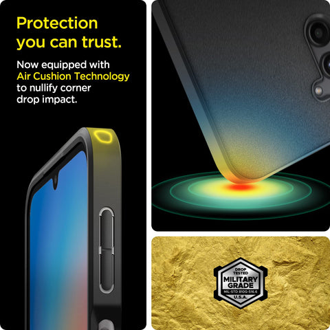 Sand Blast Back Cover Case Compatible with Galaxy A24