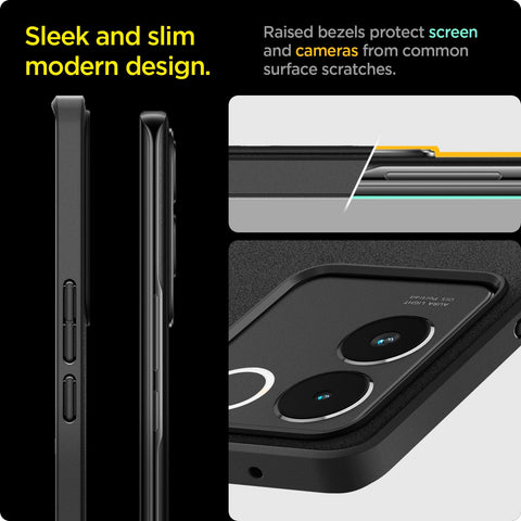 Essential® Sand Blast Back Cover Case For iQOO Z7 Pro 5G / Vivo T2 Pro 5G