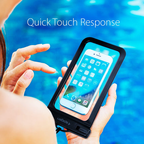 Aqua Shield Waterproof Cover Case A600 (Mobile Device Upto 6.2") - Black (1P)