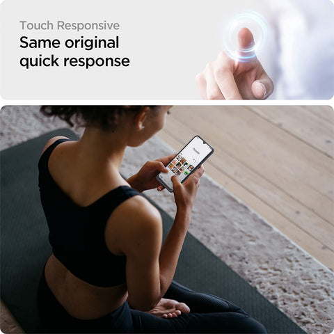 AlignMaster Tempered Glass Screen Guard Protector for Galaxy M32-2 Pack