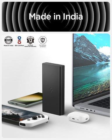 Alloy Power Bank (20,000mAh, 30W) with PD3.0 & QC3.0