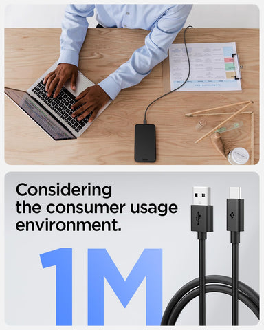 480Mbps USB-A to USB-C Fast Charging Cable USB 2.0 Max 3A (1m, 1.5m, 2m)