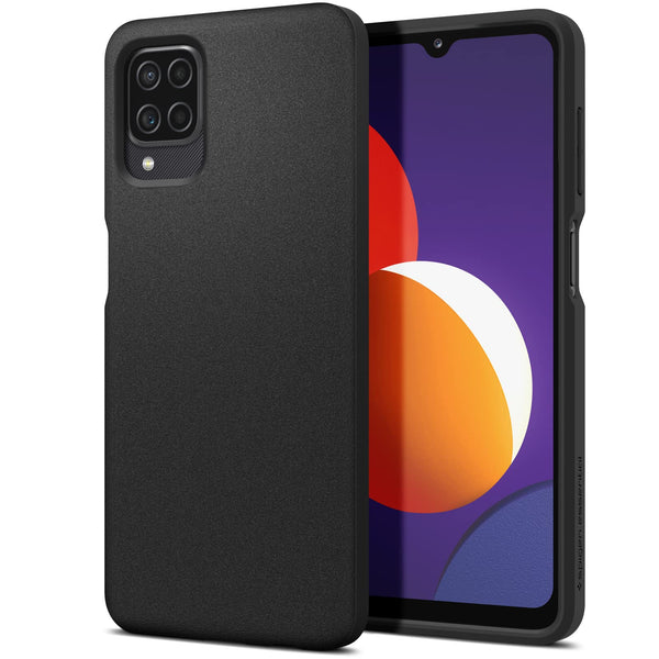 Sand Blast Back Cover Case Galaxy M12 | F12 | A12 (TPU | Matte Black)