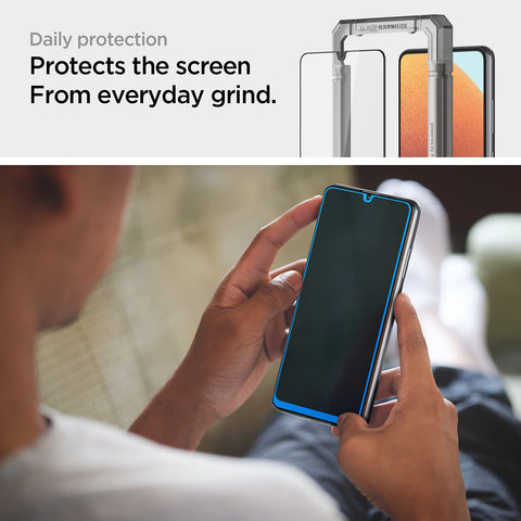 Full Coverage Tempered Glass With AlignMaster Screen Guard Protector for Galaxy A32 LTE - 1 Pack