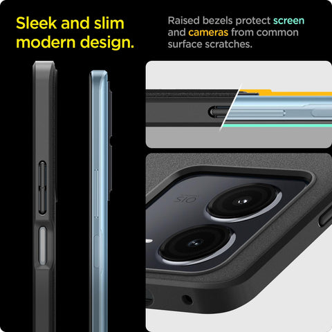 Sand Blast Back Cover Case For iQOO Z8 (TPU | Matte Black)