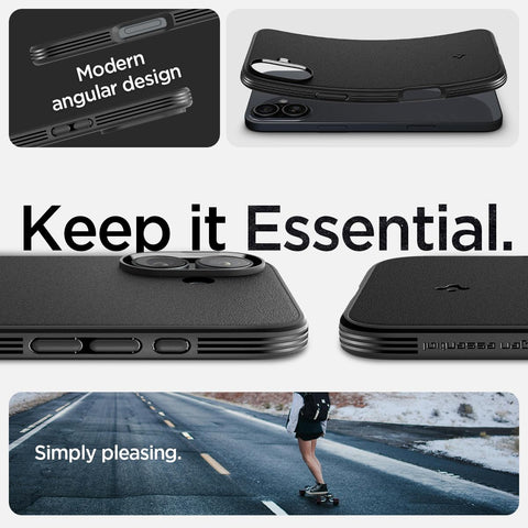 iPhone 16 Series - Sand Blast Back Cover Case