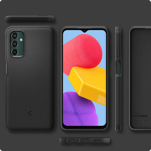 Sand Blast Back Cover Case Galaxy M13 4G (TPU | Matte Black)