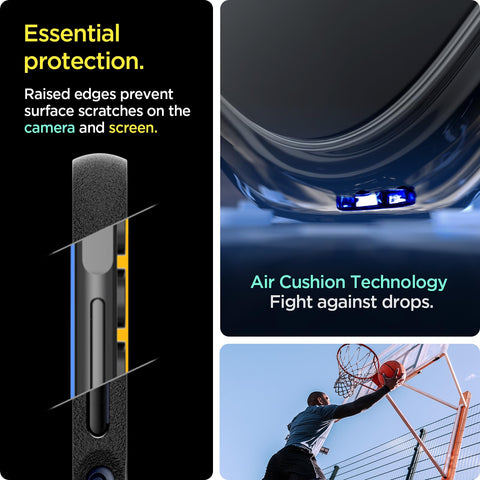 Sand Crystal Back Cover Case Galaxy A15 5G | A15 LTE (TPU + Poly Carbonate | Matte Black)