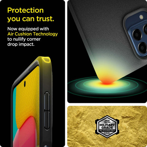 Essentail Sand Blast Back Cover Case Galaxy M53 5G (TPU | Matte Black)