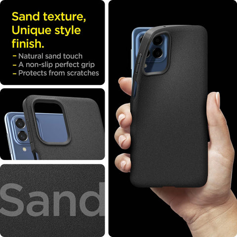Essentail Sand Blast Back Cover Case Galaxy M53 5G (TPU | Matte Black)