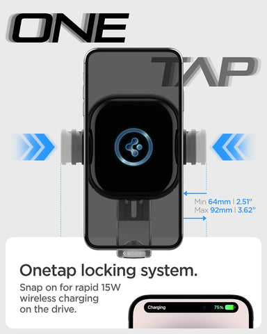 OneTap Pro Dashboard Car Mount | Fast Wireless Car Charger