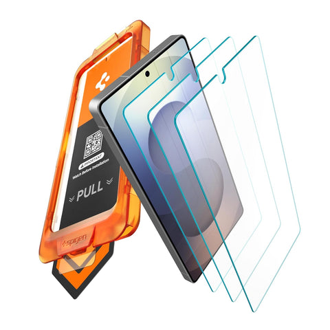 Spigen AlignMaster S Tempered Glass Screen Guard for Galaxy S25 Ultra [3 Pack]