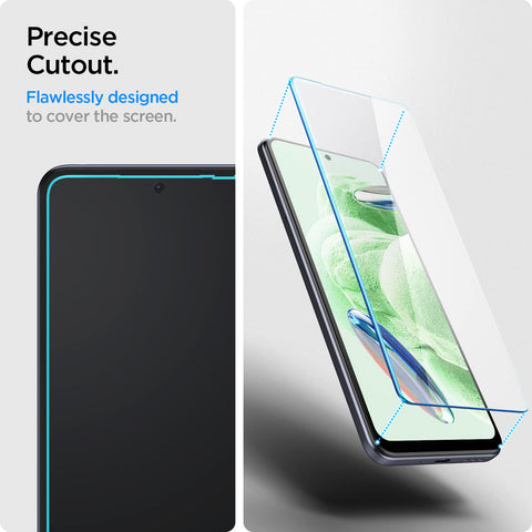 Glas.tR Slim Tempered Glass Screen Protector Guard for Redmi Note 12 / Poco X5 (2 Pack)