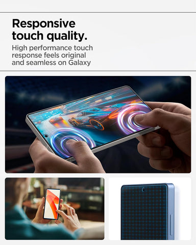 Spigen AlignMaster S Tempered Glass Screen Guard for Galaxy S25 Ultra [3 Pack]