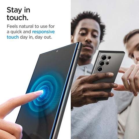 Galaxy S24 Series - Screen Protector Guard  GLAS.tR EZ Fit | Privacy (Pack of 2)