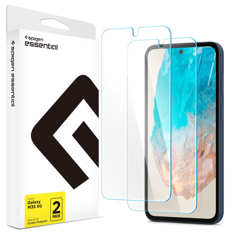 Glas.tR CE Tempered Glass Screen Guard for Galaxy M35 (2 Pack)