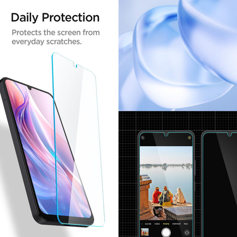 Essential Glas.tR CE Tempered Glass Screen Guard for Redmi 13C 5G / 4G - 2 Pack