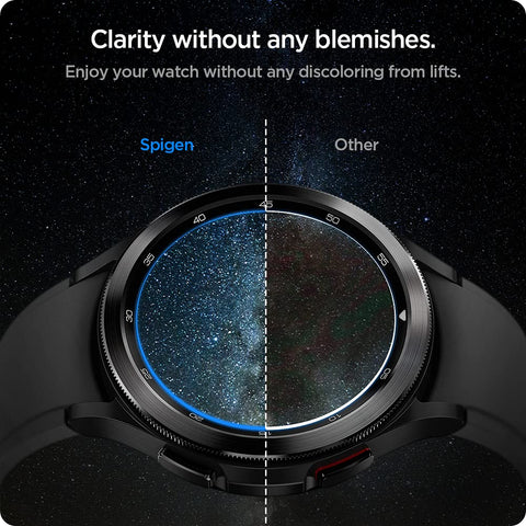 Ez Fit Tempered Glass for Galaxy Watch 4 Classic 46mm - 2 Pack