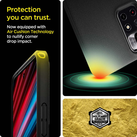 Sand Blast Back Cover Case For Redmi Note 11T 5G / Redmi Note 11s / Poco M4 Pro 5G (TPU | Matte Black)