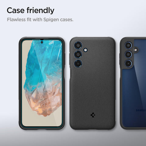 Glas.tR CE Tempered Glass Screen Guard for Galaxy M35 (2 Pack)