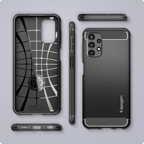 Rugged Armor Back Cover Case Compatible with Galaxy A13