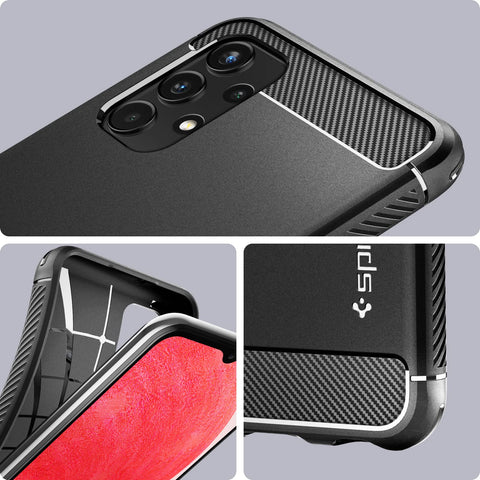 Rugged Armor Back Cover Case Compatible with Galaxy A13