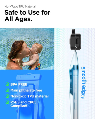 Pvc Aqua Shield Floating Waterproof Cover Case A610 - 2 Pack