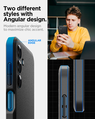 Essential Pack Back Cover with Screen Guard for Galaxy M35 (1 Sand Blast + 2 Screen Protector)