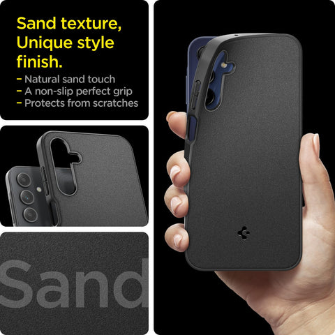 Sand Blast Back Cover Case Galaxy A15 5G | A15 LTE (TPU | Matte Black)