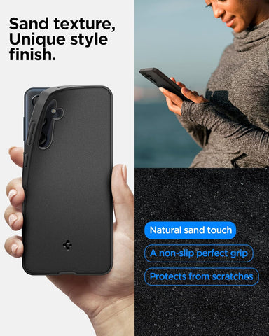 Galaxy M55/F55 5G Sand Blast Back Cover Case (TPU | Matte Black)