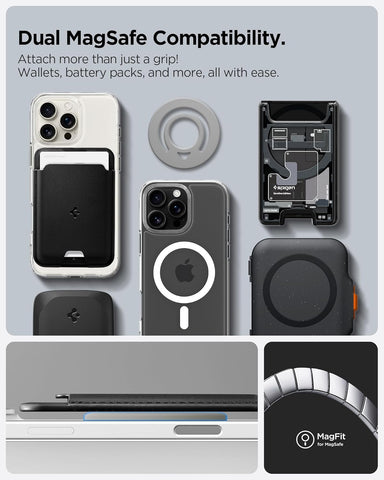 MagSafe Dual Magnetic Ring Holder with Finger Loop Grip